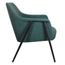 Tennyson Metal Legs Fabric Armchair by Lavishway | Armchairs-22967