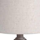 Teos Table Lamp With Natural Shade by Lavishway | Table Lamps-51474