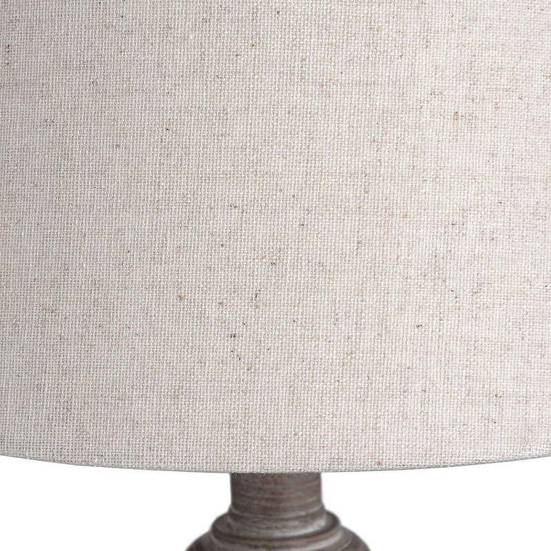 Teos Table Lamp With Natural Shade by Lavishway | Table Lamps-51474