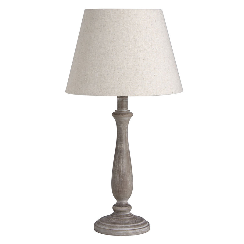 Teos Table Lamp With Natural Shade by Lavishway | Table Lamps-51472