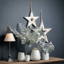 Noel White Patterened Candle Holder by Lavishway | Candle Holders-50550