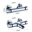 Thermostatic Bathroom Tap With Hand Shower by Lavishway | Bathtub Faucets-49524