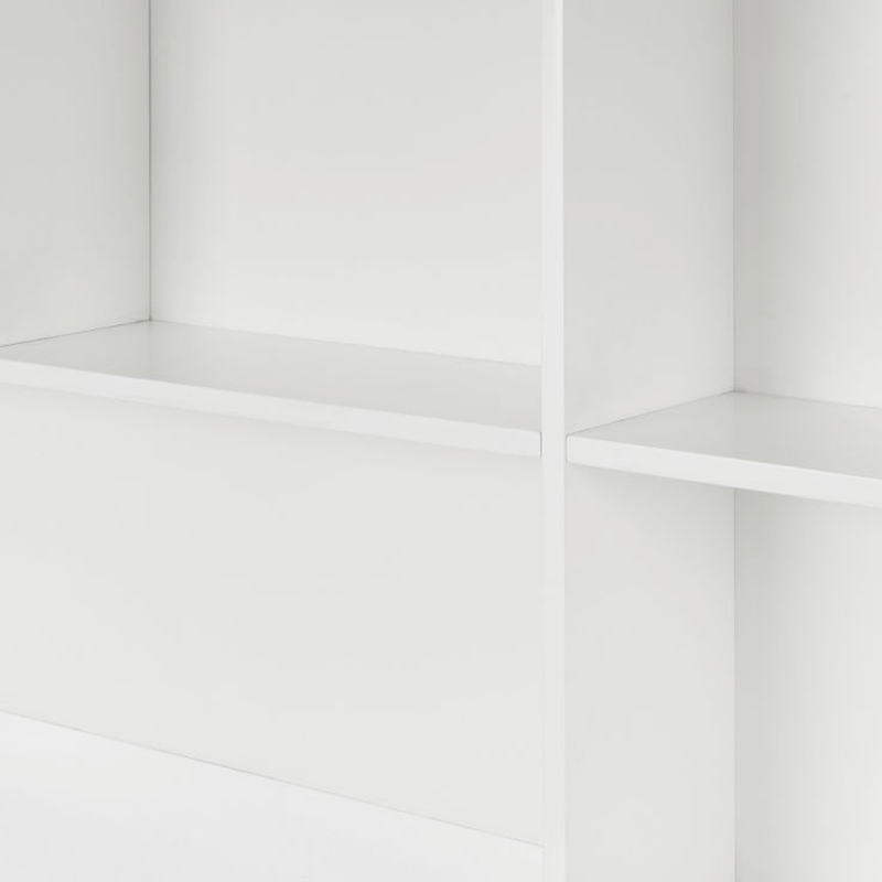 Titan White Finish High Sleeper Bed by Lavishway | Wooden Beds-60714