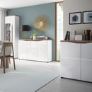 Toledo 2 Door High Gloss Thin Sideboard by Lavishway | Sideboards-44188