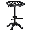 Tomine Adjustable Tractor Black Seat by Lavishway | Bar Stools-51244