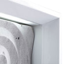 Torino 3 Doors White High Gloss Sideboard by Lavishway | Sideboards-23638