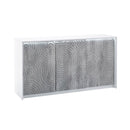 Torino 3 Doors White High Gloss Sideboard by Lavishway | Sideboards-23632