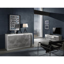 Torino 3 Doors White High Gloss Sideboard by Lavishway | Sideboards-23640