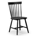 Torino Retro Curved Back Wooden Dining Chair by Lavishway | Dining Chairs-60697