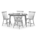 Torino Retro Curved Back Wooden Dining Chair by Lavishway | Dining Chairs-60702