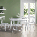 Torino Retro Curved Back Wooden Dining Chair by Lavishway | Dining Chairs-60694