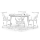 Torino Retro Curved Back Wooden Dining Chair by Lavishway | Dining Chairs-60703