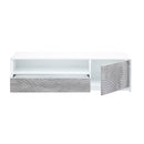 Torino White 1 Door 1 Drawer TV Stand by Lavishway | TV Units Cabinets-23645