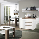 Toronto Oak 2 Door Combi Modern Sideboard by Lavishway | Sideboards-44533