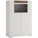 Toronto Oak & High Gloss White Cabinet by Lavishway | Display Cabinets-44531