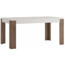 Toronto Oak & High Gloss White Dining Table by Lavishway | Dining Tables-44494