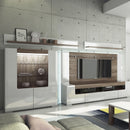 Toronto Rear Wide Wall Fitting by Lavishway | Book Shelves and Cabinets-44506