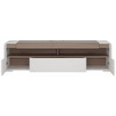 Toronto Oak & High Gloss TV Wide Cabinet by Lavishway | TV Units Cabinets-44557