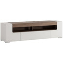 Toronto Oak & High Gloss TV Wide Cabinet by Lavishway | TV Units Cabinets-44556