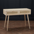 Toulouse Light Oak Finish 2 Drawes Desk by Lavishway | -28362