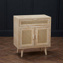 Toulouse Light Oak Finish 2 Doors Chest by Lavishway | Chest Of Drawers-28369