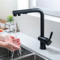 Mid Curved Pull Out Kitchen Sink Tap by Lavishway | Kitchen Faucets-48746