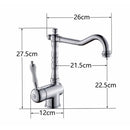 Traditional Style Single Lever Kitchen Tap by Lavishway | Kitchen Faucets-48808