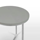 Tre High Gloss Grey Top Side Table by Lavishway | Side Tables-22998