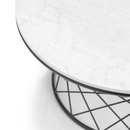 Trevi White Marble Top Coffee Table by Lavishway | Coffee Tables-60673