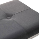 Treviso Navy Chrome Base Bench by Lavishway | Benches & Storage Benches-23617