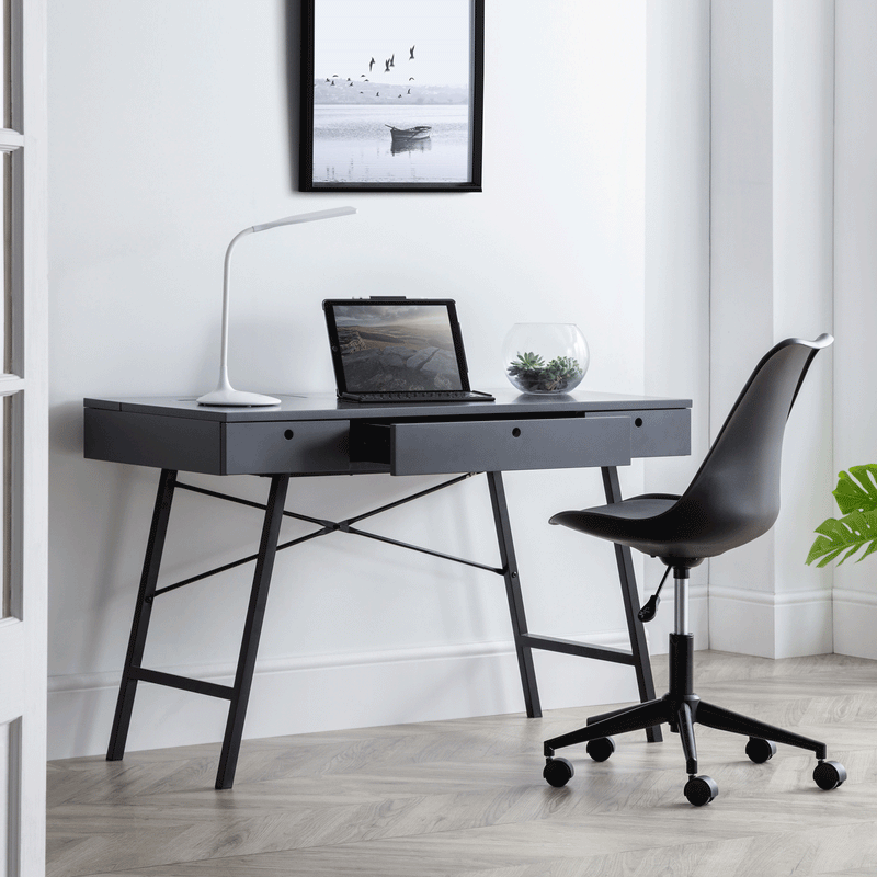 Trianon 3 Drawers & 3 Compartments Desk by Lavishway | Reclaimed Wood Desks-60652