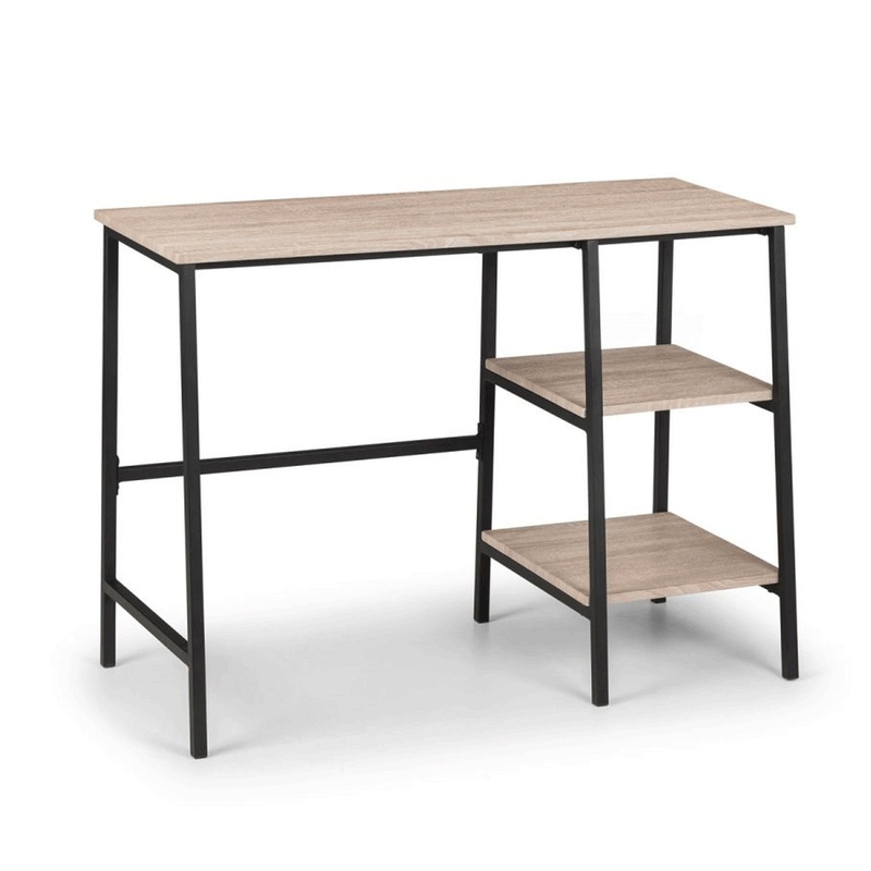 Tribeca Sonama Oak Finish Top Desk by Lavishway | Reclaimed Wood Desks-60624