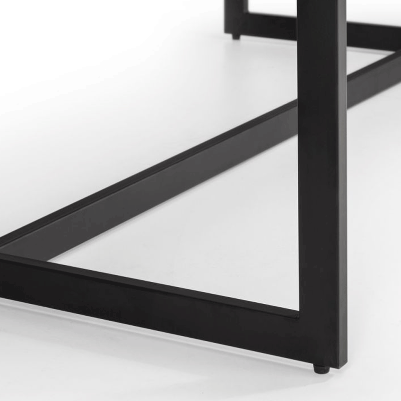 Tribeca Sonama Oak Finish Top Dining Table by Lavishway | Dining Tables-60595