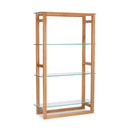 Tribeca Solid Oak 3 Open Shelves Bookcase by Lavishway | Book Shelves and Cabinets-28347