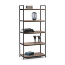 Tribeca Sonoma Oak Finish Tall Bookcase by Lavishway | Book Shelves and Cabinets-60626
