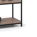 Tribeca Sonoma Oak Finish Tall Bookcase by Lavishway | Book Shelves and Cabinets-60628