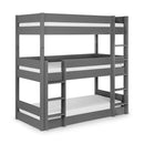 Trio Contemporary Solid Pine Wood Bunk Bed by Lavishway | Wooden Beds-60605