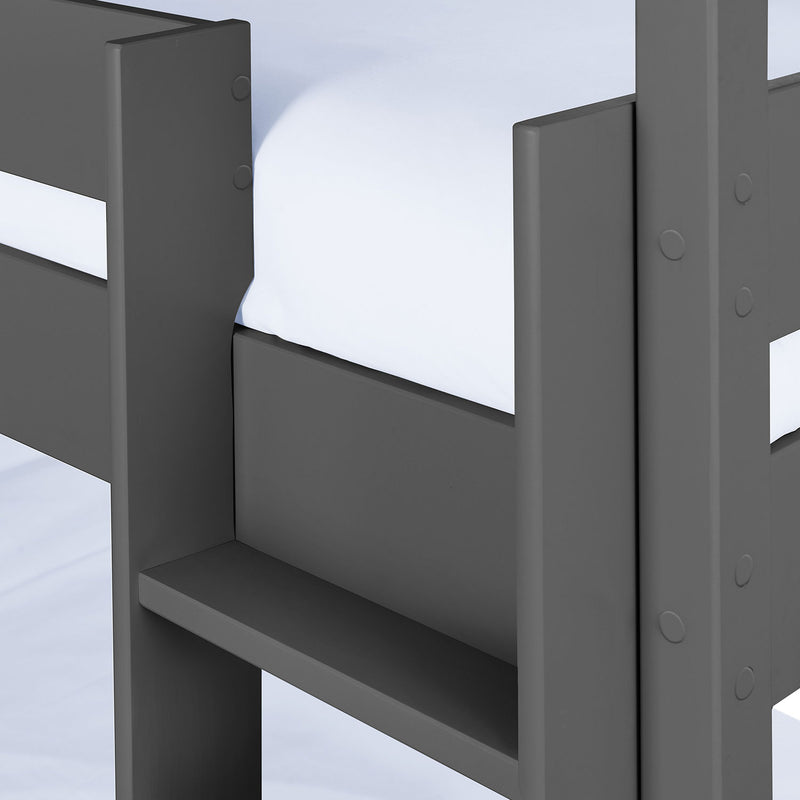 Trio Contemporary Solid Pine Wood Bunk Bed by Lavishway | Wooden Beds-60614