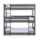 Trio Contemporary Solid Pine Wood Bunk Bed by Lavishway | Wooden Beds-60602