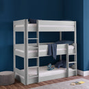 Trio Contemporary Solid Pine Wood Bunk Bed by Lavishway | Wooden Beds-60598