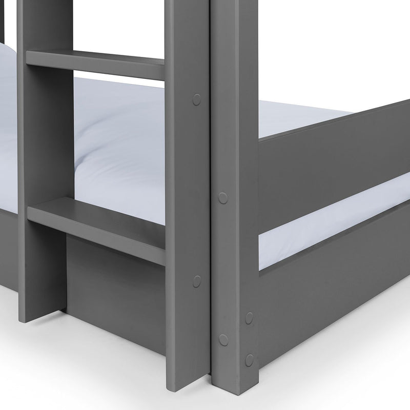 Trio Contemporary Solid Pine Wood Bunk Bed by Lavishway | Wooden Beds-60617