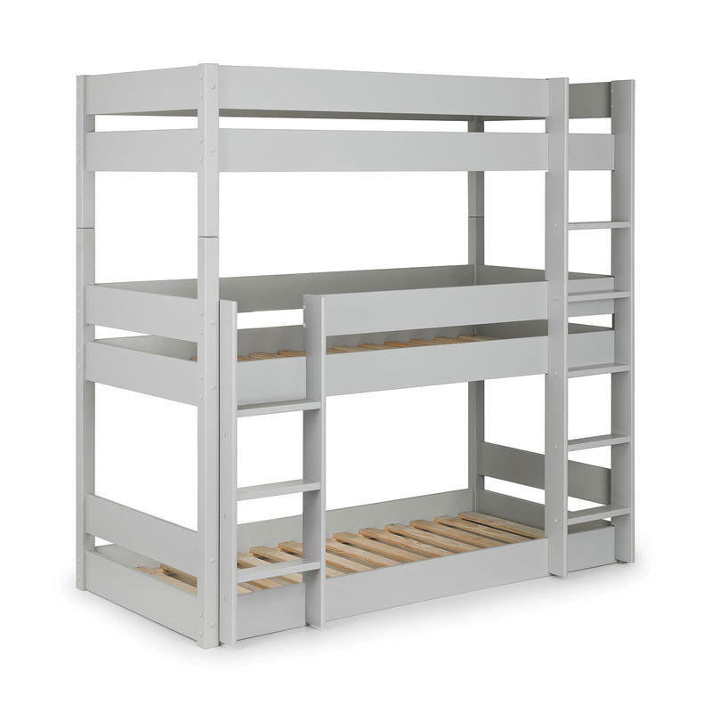 Trio Contemporary Solid Pine Wood Bunk Bed by Lavishway | Wooden Beds-60610