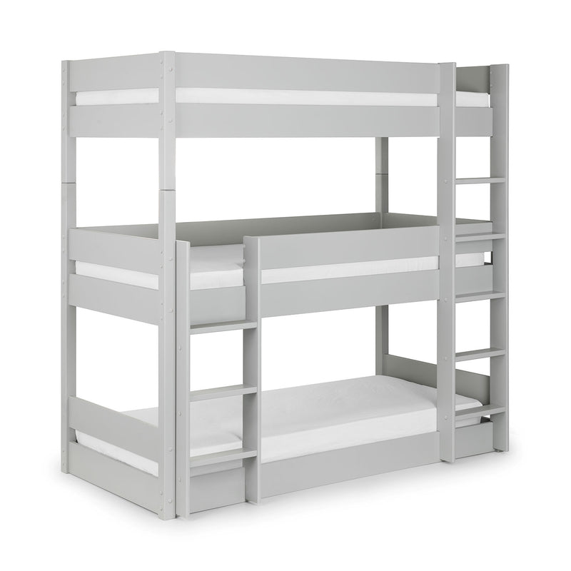 Trio Contemporary Solid Pine Wood Bunk Bed by Lavishway | Wooden Beds-60607