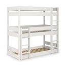 Trio Contemporary Solid Pine Wood Bunk Bed by Lavishway | Wooden Beds-60609