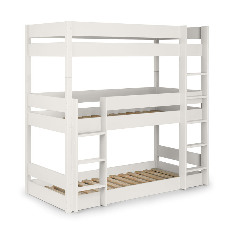 Trio Contemporary Solid Pine Wood Bunk Bed by Lavishway | Wooden Beds-60609
