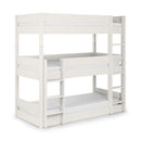 Trio Contemporary Solid Pine Wood Bunk Bed by Lavishway | Wooden Beds-60606