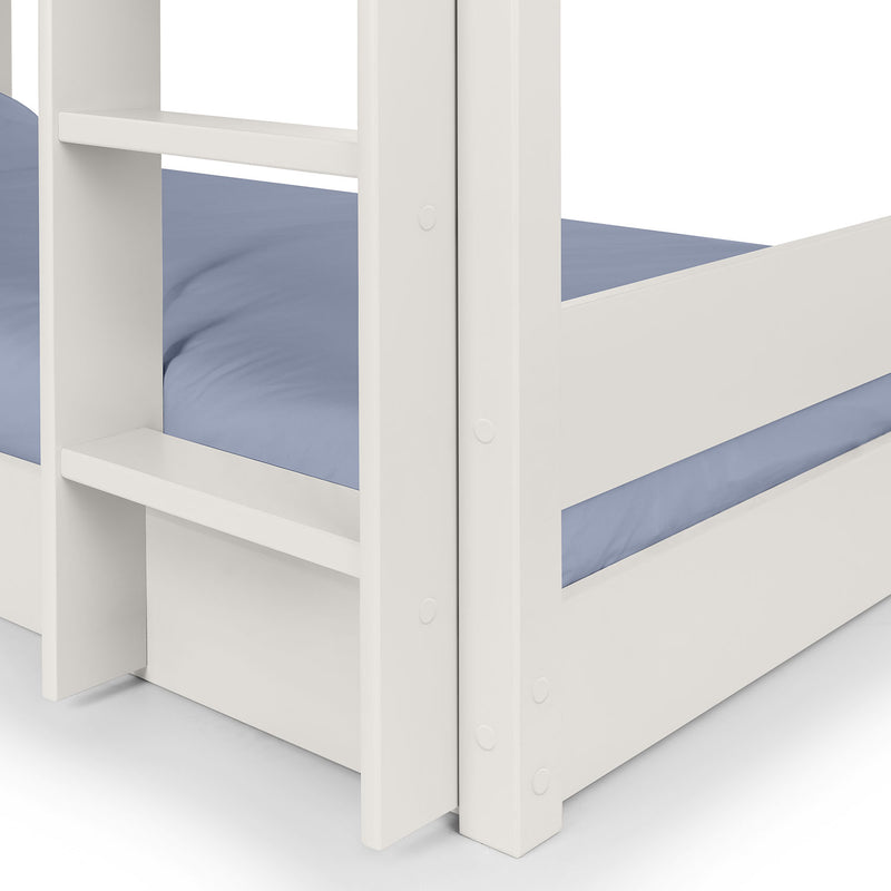 Trio Contemporary Solid Pine Wood Bunk Bed by Lavishway | Wooden Beds-60618