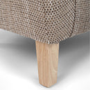 Contemporary Tub Tweed Chair & Stool Set by Lavishway | Bedroom Chairs-27313