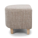 Contemporary Tub Tweed Chair & Stool Set by Lavishway | Bedroom Chairs-27314