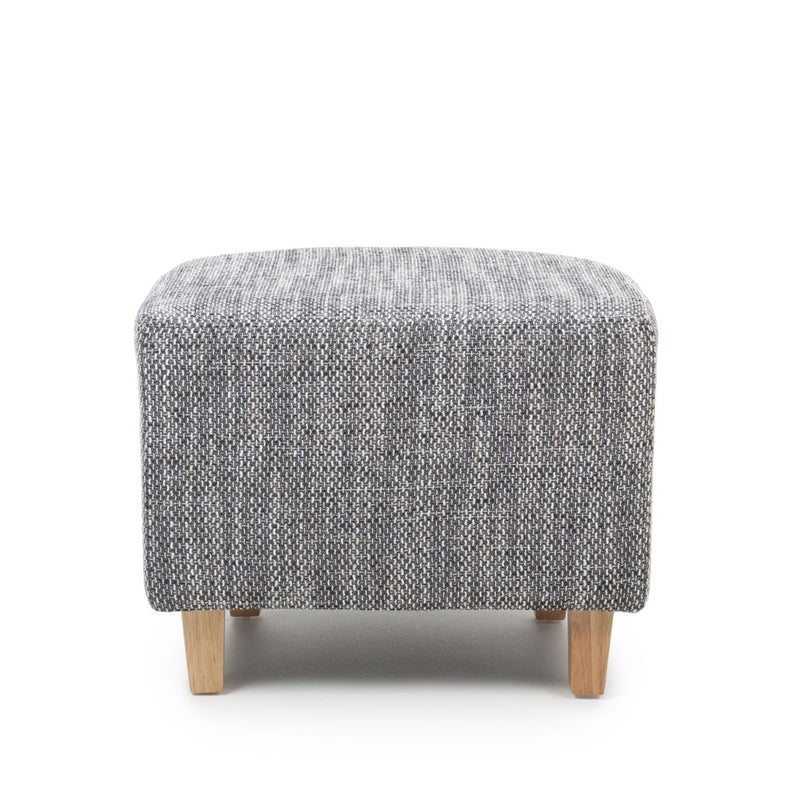 Contemporary Tub Tweed Chair & Stool Set by Lavishway | Bedroom Chairs-27302